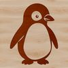 Simple Penguin Line Drawing Vector Art A simple line drawing of a penguin, a cute sea creature.