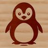 Wildlife Clip Art PNG A simple line drawing of a cute penguin, suitable for use in various digital formats.