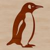 Digital Wild Life Illustration A digital illustration of a penguin, a wild animal found in cold climates.