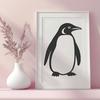 Artistic Penguin SVG - Free Commercial Use Download