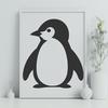 Cute Penguin In PDF And PNG