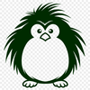 Cute Penguin SVG, PNG, PDF And DXF Files