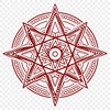 Pentagram Illustration In SVG, PNG, PDF And DXF File Formats