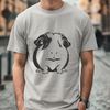 Cute Guinea Pig Clipart Design A cute guinea pig illustration in vector format.