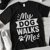 Funny pet quotes in a playful digital design A digital illustration featuring humorous quotes about dogs and pets in a simple, clean design.