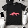 Cute Ferret Silhouette Vector Art A vector illustration of a ferret, suitable for commercial or personal use in various designs.