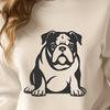 Bulldog Drawing In SVG, PNG, PDF And DXF File Formats