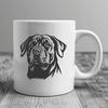 Rottweiler Printable Image In SVG, PNG, PDF And DXF Formats