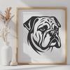 Beautiful Bulldog - Sublimation PNG