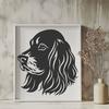 Beautiful Cocker Spaniel - Sublimation DXF