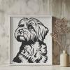 Artistic Havanese Digital Artwork