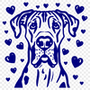 Artistic Great Dane In PDF Free Commercial Use Download