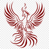 Artistic Pheonix Stencil In PDF For Free Download