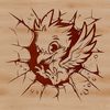 Mythical Phoenix Vector Design Mythical Phoenix bird in vector design format.