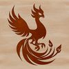 Phoenix Clip Art Graphics Illustration of a mythical phoenix bird in vector format.