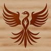 Mythical Phoenix Clip Art Design Mythical phoenix in vector format for clip art designs.