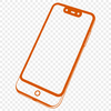 A digital representation of a modern smartphone with various screen elements.