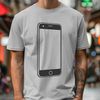 High-Quality Phone Vector Art A high-quality digital illustration of a modern smartphone with sleek design and details.