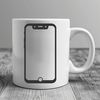 Beautiful Smartphone Clip Art SVG A high-quality illustration of a modern mobile phone with a sleek design.