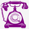 Beautiful Telephone SVG Icon A digital illustration of a classic telephone with a sleek design and modern features.