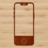 Phone Icon Illustration A vector illustration of a modern smartphone, ideal for design projects involving technology.