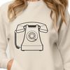 Classic Phone Illustration Vector illustration of a classic telephone for graphic design and cutting machine projects.