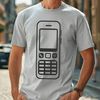 A digital representation of a modern smartphone, created as a vector graphic.