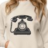 Tech Telephone Design Element Vector illustration of a modern telephone with various design and technology elements integrated.