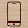 Modern Smartphone Design Elements A digital illustration of a smartphone with modern design elements.