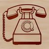 Vector Telephone Illustration A simple vector illustration of a modern telephone with a sleek design.
