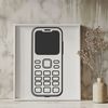 A high-quality vector illustration of a modern smartphone.