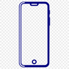 Mobile Phone Vector Illustration A detailed digital illustration of a mobile phone in vector format.