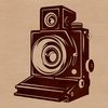 Modern Camera Icon for Digital Projects A digital camera icon with a sleek design, ideal for technology and photography related projects.