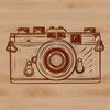 Beautiful Camera Icon Vector illustration of a camera with lens and shutter, suitable for photography and technology-related designs.