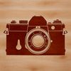Digital Camera Vector Illustration An illustration of a digital camera with a lens and viewfinder, suitable for vector design projects.