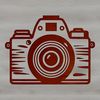 A detailed illustration of a digital camera, suitable for graphic design and vector art projects.