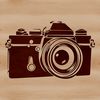 A digital camera represented in vector format, suitable for graphic design projects.