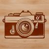 Beautiful Camera Design A digital still camera with a lens and viewfinder, designed as vector graphics.