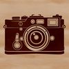 Free SVG Camera Graphics A stylized illustration of a digital camera, suitable for vector art projects.