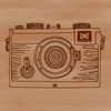 Digital Photography Icon Design A digital camera with lens and viewfinder, illustrated in vector format.