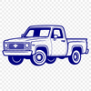 Vector Vehicle Graphic Design A modern vehicle illustration of a pickup truck in vector format.