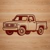Rugged Vehicle Design Illustration A detailed illustration of a pickup truck with rugged styling.