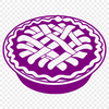 Delicious Circle Dessert A circular dessert with various fillings and toppings, designed as a scalable vector graphic.