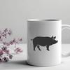 Unique Standing Pig SVG