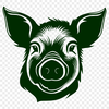 Unique Pig Vector Illustration - Free PNG Download