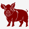 Creative Pig - DXF For Commercial Use