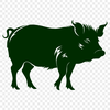 Free Unique Pig Vector Drawing