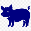 Creative Pig Printable Image - Free SVG