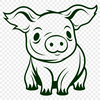 Artistic Pig PDF - For Laser Cutter Project