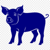 Free Unique Pig Vector Image PDF - Commercial Use